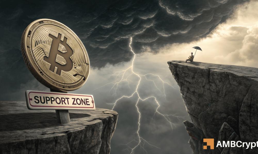 比特币关键支撑或面临威胁！— BTC 可能下跌至 8.2 万美元？